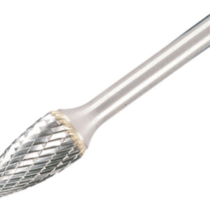 Solid Carbide Rotary Burr Bright Pointed Tree 16 x 6mm