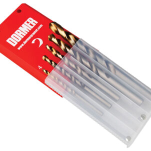 A08910 Set A002 HSS TiN Coated Jobber Drill Set of 5 4.0-10.0