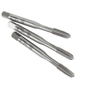 E500 HSS Coarse Tap Straight Flute 3mm Set of Three