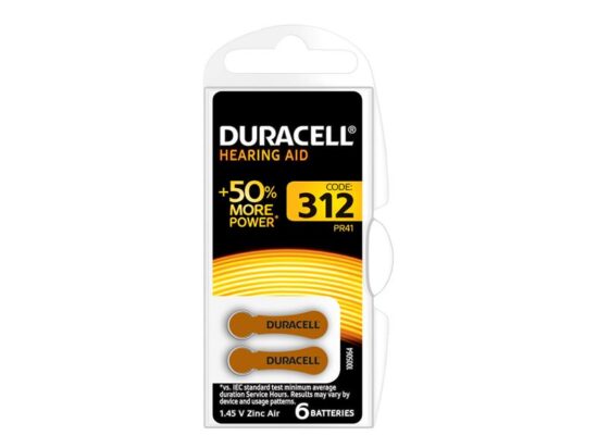 Specialty Hearing Aid Batteries Size 312 (6 Pack)