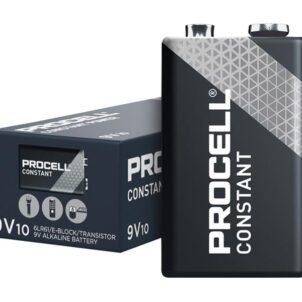 9V PROCELL® Alkaline Constant Power Industrial Batteries (Pack 10)