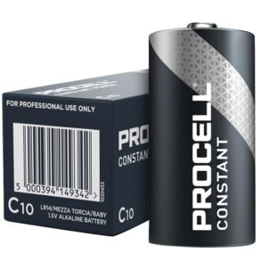 C Cell PROCELL® Alkaline Constant Power Industrial Batteries (Pack 10)