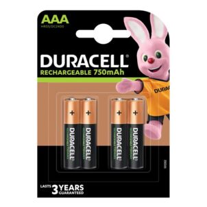 AAA Cell 750Mah Rechargeable Batteries (Pack 4)