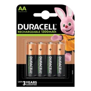 AA Cell 1300Mah Rechargeable Batteries (Pack 4)