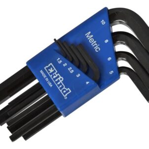 REK10509 Metric Short Handle Hex L-Key Set, 9 Piece