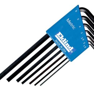 REK10507 Metric Long Handle Hex L-Key Set, 7 Piece