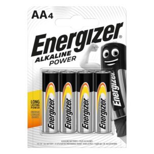 AA Cell Alkaline Power Batteries (Pack 4)