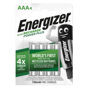 Recharge Universal AAA Batteries 700 mAh (Pack 4)