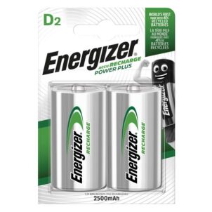 Recharge Power Plus D Cell Batteries RD2500 mAh (Pack 2)