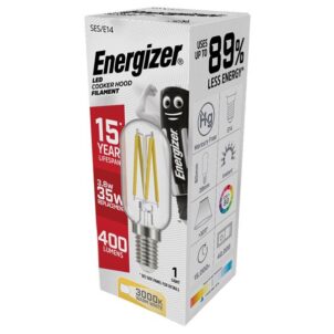 LED SES (E14) Cooker Hood Filament Bulb, Warm White 420 lm 3.8W