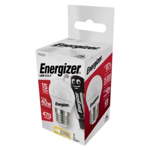 LED ES (E27) Opal Golf Non-Dimmable Bulb, Warm White 470 lm 5.2W