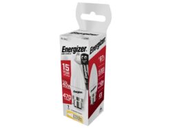 LED BC (B22) Opal Candle Non-Dimmable Bulb, Warm White 470 lm 5.2W