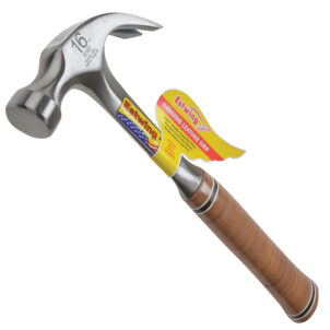 E16C Curved Claw Hammer - Leather Grip 450g (16oz)