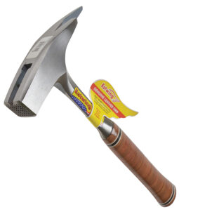 E239MM Roofer's Pick Hammer Leather Grip - Milled Face