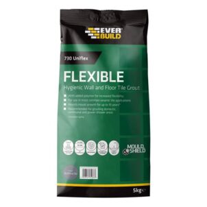 730 Uniflex Hygienic Tile Grout Anthracite 5kg