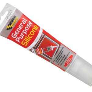 General Purpose Easi Squeeze Silicone Sealant Clear 80ml