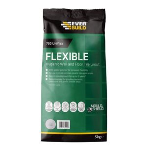 730 Uniflex Hygienic Tile Grout Grey 5kg