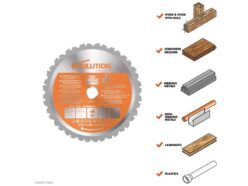 Multi-Material Mitre Saw Blade 185 x 20mm x 20T