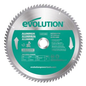 Aluminium Cutting Mitre Saw Blade 255 x 25.4mm x 80T