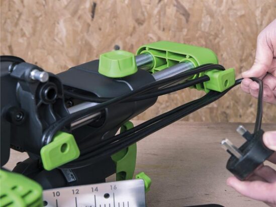 F210SMS TCT Multi-Material Sliding Mitre Saw 210mm 1200W 240V - Image 2