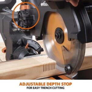 R185SMS-Li EXT Sliding Mitre Saw 18V 1 x 4.0Ah Li-ion - Image 4
