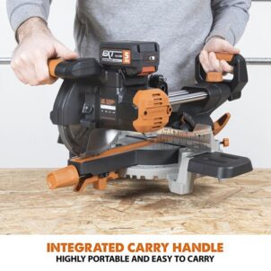 R185SMS-Li EXT Sliding Mitre Saw 18V 1 x 4.0Ah Li-ion - Image 5