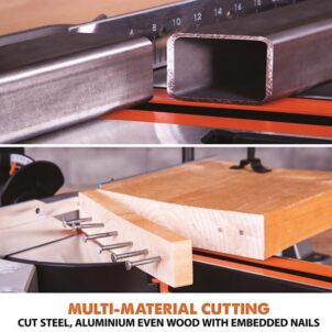 R210SMS-300+ Pro Multi-Material Sliding Mitre Saw 210mm 1500W 240V