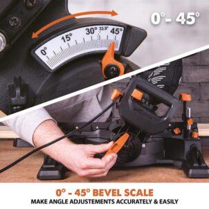 R210SMS-300+ Pro Multi-Material Sliding Mitre Saw 210mm 1500W 240V - Image 2
