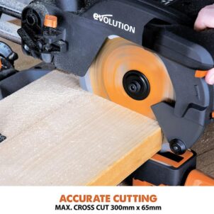 R210SMS-300+ Pro Multi-Material Sliding Mitre Saw 210mm 1500W 240V - Image 3
