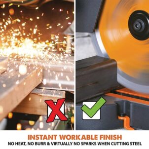 R210SMS-300+ Pro Multi-Material Sliding Mitre Saw 210mm 1500W 240V - Image 5