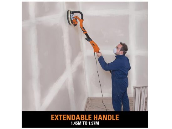 R225DWS Telescopic Dry Wall Sander 710W 240V - Image 4