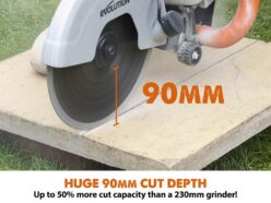 R230DCT 230mm Disc Cutter + Blade 1600W 110V