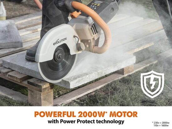 R230DCT 230mm Disc Cutter + Blade 1600W 110V - Image 4
