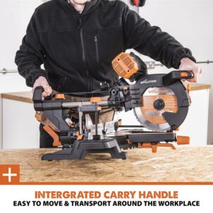 R255SMS-DB+ Multi-Material Sliding Mitre Saw 255mm 2000W 240V - Image 5