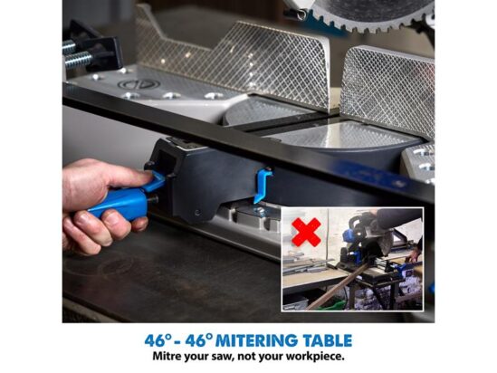 S355MCS Heavy-Duty Metal Cutting Mitre Chop Saw 1600W 110V - Image 3