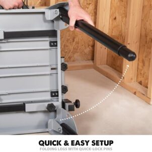 Chop Saw Stand with Universal Fittings - Image 2