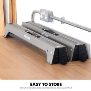 Metal Folding Sawhorse Stand (Twin Pack) - Image 5