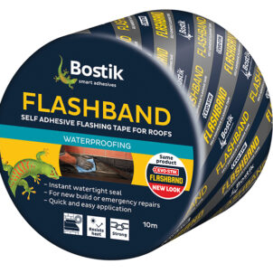 Flashband Roll Grey 150mm x 10m