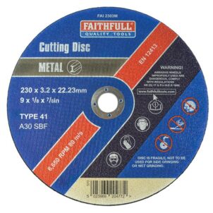 Metal Cut Off Disc 230 x 3.2 x 22.23mm