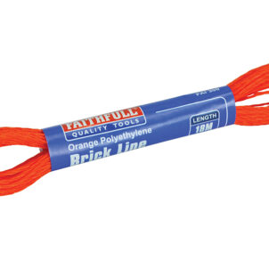 300 Polyethylene Brick Line 18m (59ft) Orange (Box 12)