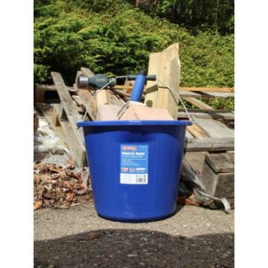 Builder's Industrial Bucket 14 litre (3 gallon) - Blue - Image 3