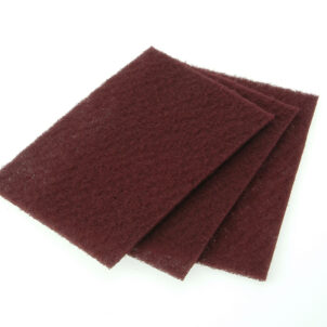 Hand Pad Maroon Very Fine 230 x 150mm (10)
