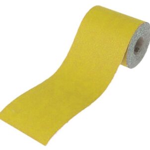 Aluminium Oxide Sanding Paper Roll Yellow 115mm x 10m 40G