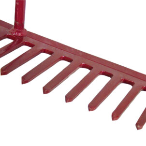 Asphalt Rake 16 Flat Teeth - Tubular Steel Shaft - Image 2