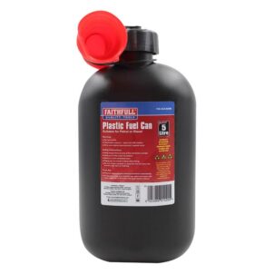 Plastic Fuel Can Black 5 litre - Image 2