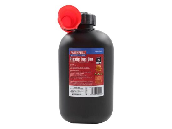 Plastic Fuel Can Black 5 litre - Image 2