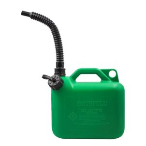 Plastic Fuel Can Green 5 litre