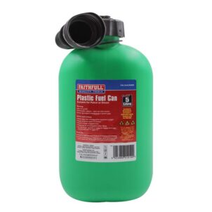 Plastic Fuel Can Green 5 litre - Image 2