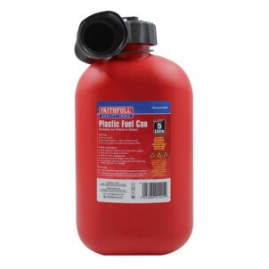 Plastic Fuel Can Red 5 litre - Image 2