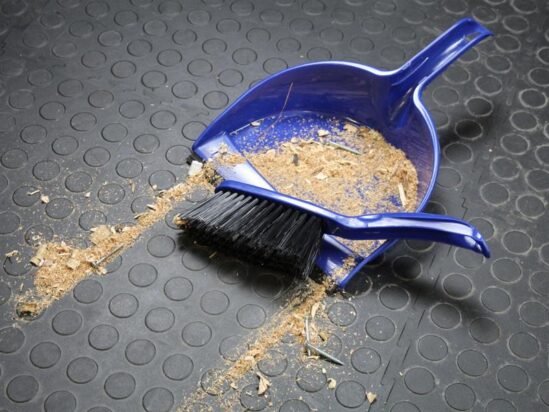 Plastic Dustpan & Brush Set